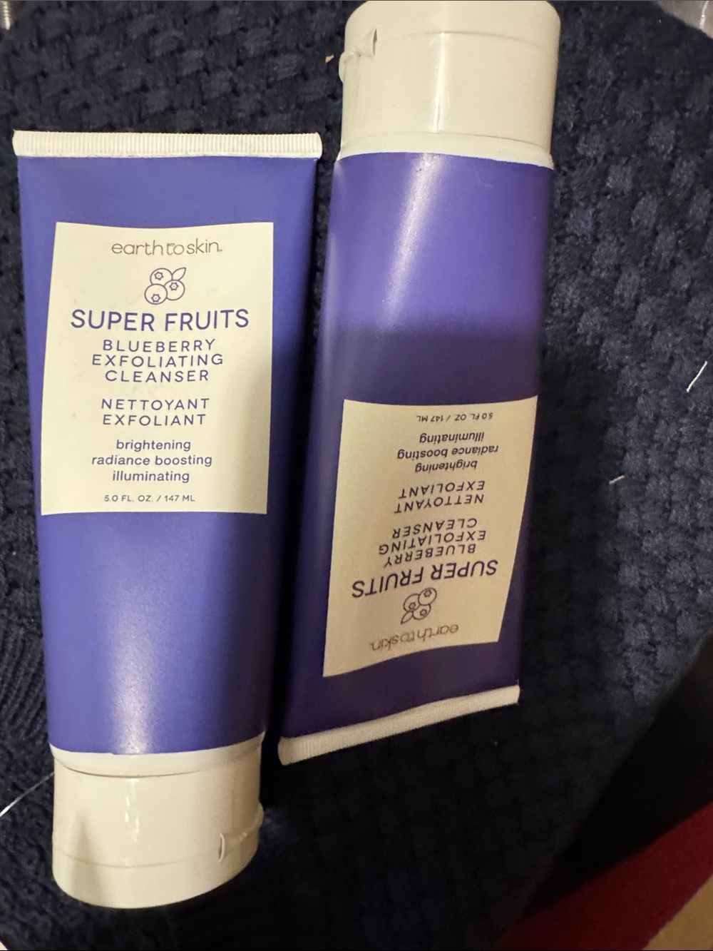 Super Fruits Blueberry Exfoliating Cleanser - Vibrant Purple.  2 FOR THIS PRICE!